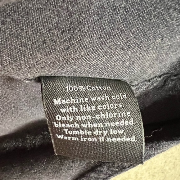 Rock & Republic Black Distressed Casual Button Down Shirt Cotton Small - Picture 10 of 12